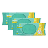 Kit com 12 Pacotes de  Lenços Umedecidos Aroma de Camomila de 48 Unidades